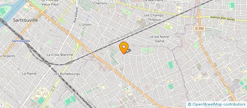 localisation de l'entreprise MONSIEUR AYMANE AINSEBA  HOUILLES