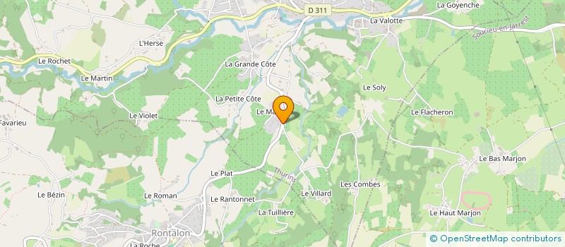 localisation de l'entreprise MONSIEUR AYMANE ALHAMID LAZA  THURINS