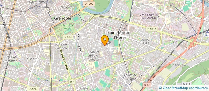 localisation de l'entreprise MONSIEUR AYMANE BEDJAOUI  GRENOBLE