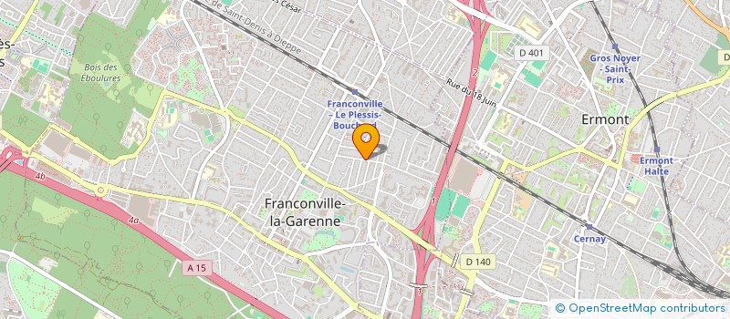 localisation de l'entreprise MONSIEUR AYMANE BOUDAR  FRANCONVILLE