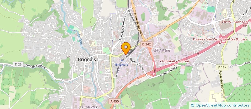 localisation de l'entreprise MONSIEUR AYMANE BOURMA  BRIGNAIS