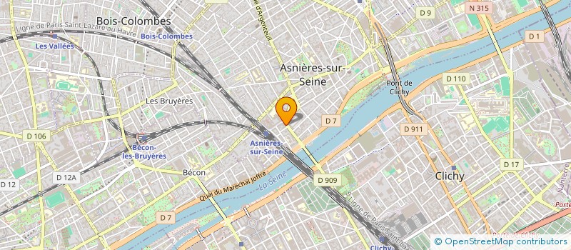 localisation de l'entreprise MONSIEUR AYMANE CHOURAQI  ASNIERES-SUR-SEINE