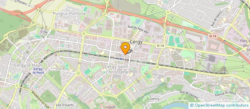 localisation de l'entreprise MONSIEUR AYMANE EL BOUAMI  CERGY