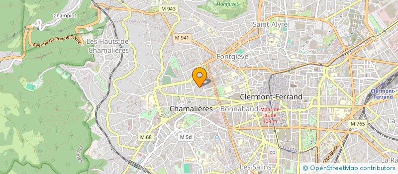 localisation de l'entreprise MONSIEUR AYMANE EL HAJJAR  CHAMALIERES