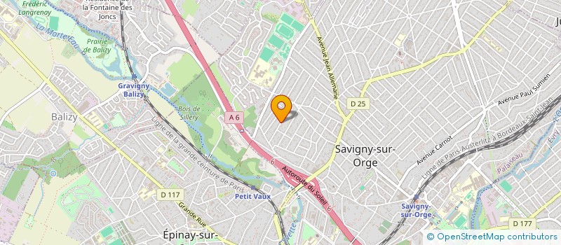 localisation de l'entreprise MONSIEUR AYMANE EL MARZOUKI à SAVIGNY-SUR-ORGE