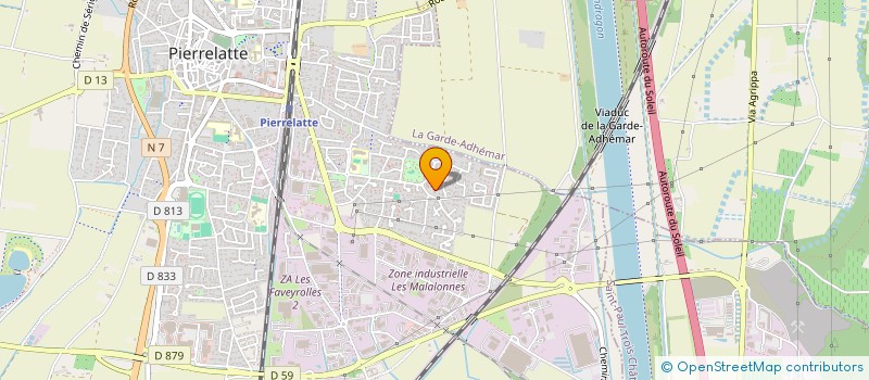 localisation de l'entreprise MONSIEUR AYMANE EL OUANSAIDI  PIERRELATTE