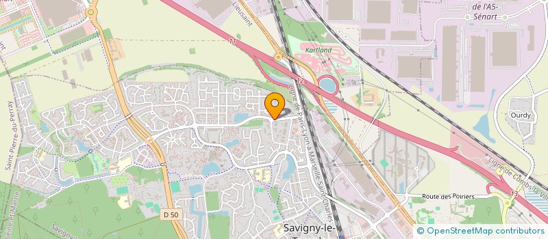 localisation de l'entreprise MONSIEUR AYMANE JABRI  SAVIGNY-LE-TEMPLE