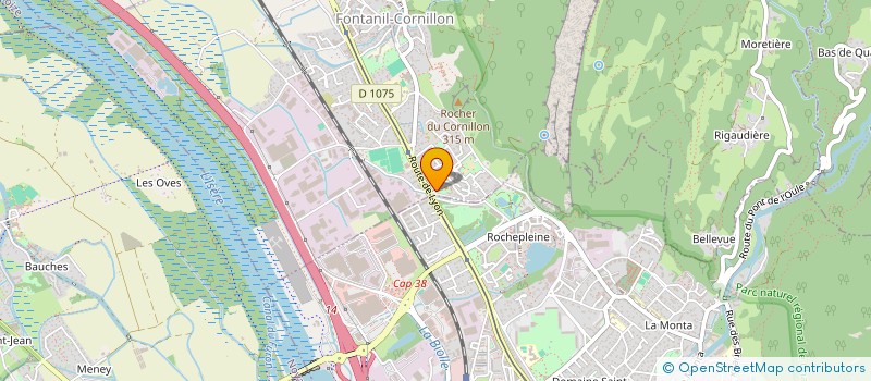 localisation de l'entreprise MONSIEUR AYMANE MARZOUZI  FONTANIL-CORNILLON