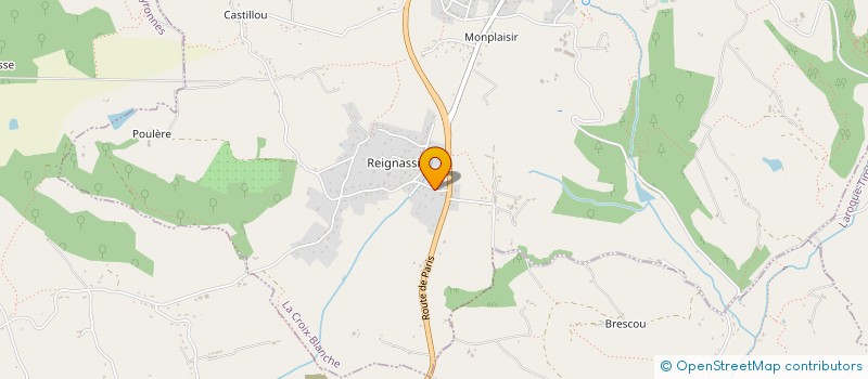 localisation de l'entreprise MONSIEUR AYMANE ROTURIER  LA CROIX-BLANCHE