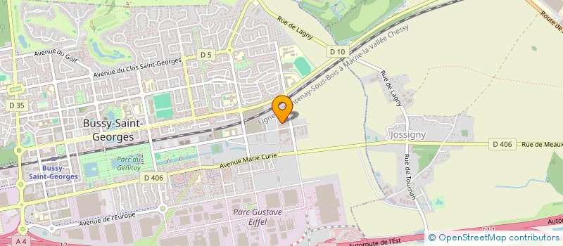 localisation de l'entreprise MONSIEUR AYMANE SAFAOUI  BUSSY-SAINT-GEORGES