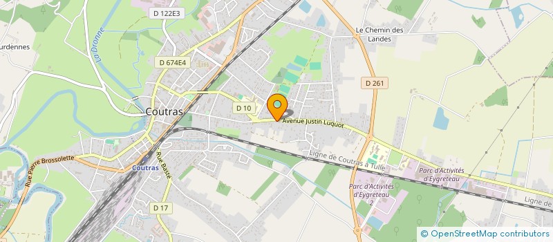 localisation de l'entreprise MONSIEUR AYMANE ZKARA  COUTRAS