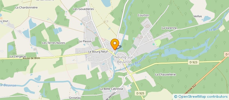 localisation de l'entreprise MONSIEUR AYMAR BOUHIER DE L'ECLUSE  NEUNG-SUR-BEUVRON