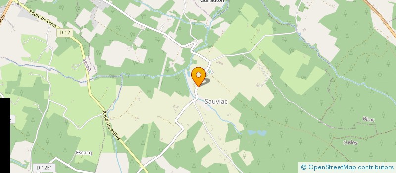 localisation de l'entreprise MONSIEUR AYMAR DE CAUMIA BAILLENX  SAUVIAC