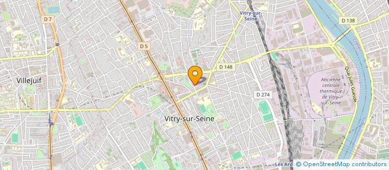 localisation de l'entreprise MONSIEUR AYMAR MASSIMIA à VITRY-SUR-SEINE