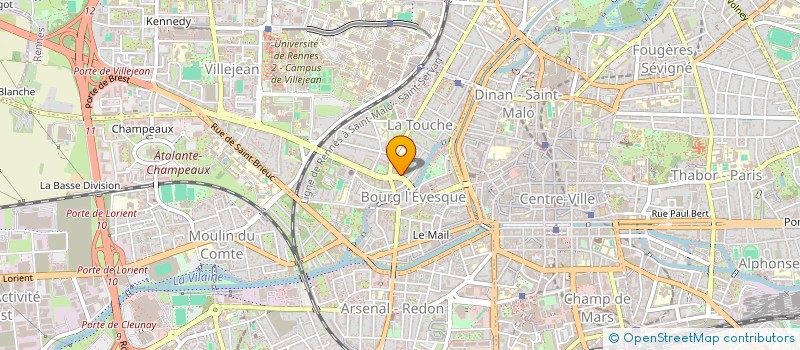 localisation de l'entreprise MONSIEUR AYMARD KWEKEU KWEKEU  RENNES