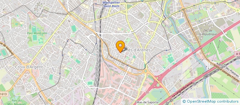 localisation de l'entreprise MONSIEUR AYME MANDJA à MONTPELLIER