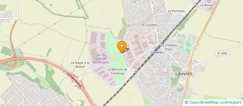 localisation de l'entreprise MONSIEUR AYMEN ABDELAZIZ  LOUVRES