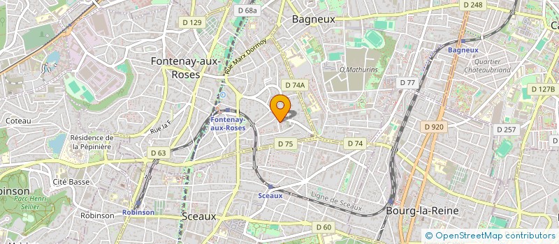 localisation de l'entreprise MONSIEUR AYMEN ABDELLI à FONTENAY-AUX-ROSES