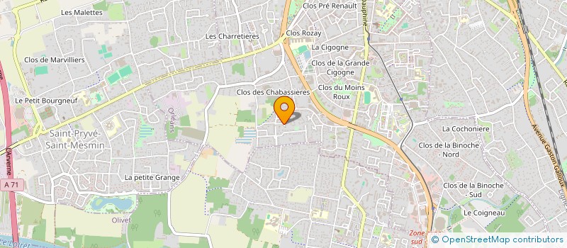 localisation de l'entreprise MONSIEUR AYMEN ABERKANE  ORLEANS