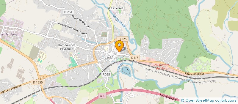 localisation de l'entreprise MONSIEUR AYMEN ALLOUACHE  LE MUY