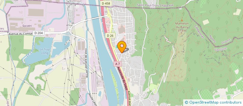 localisation de l'entreprise MONSIEUR AYMEN AMRI à BOLLENE