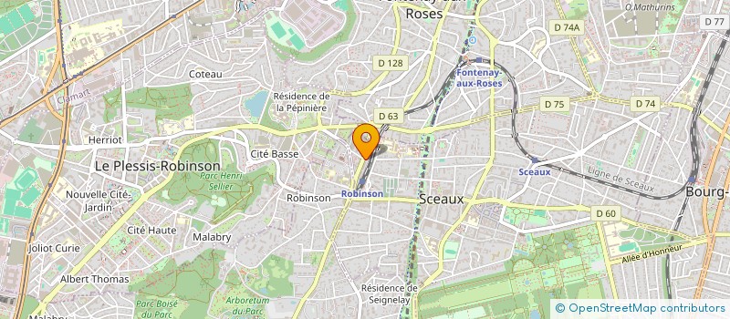 localisation de l'entreprise MONSIEUR AYMEN BELARBI à SCEAUX