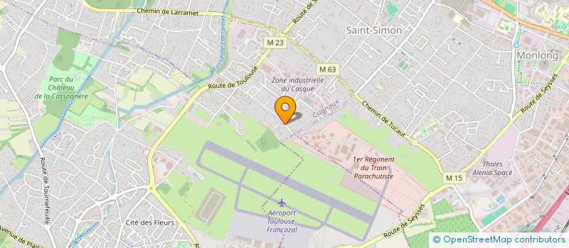 localisation de l'entreprise MONSIEUR AYMEN BELHANNACHI à CUGNAUX