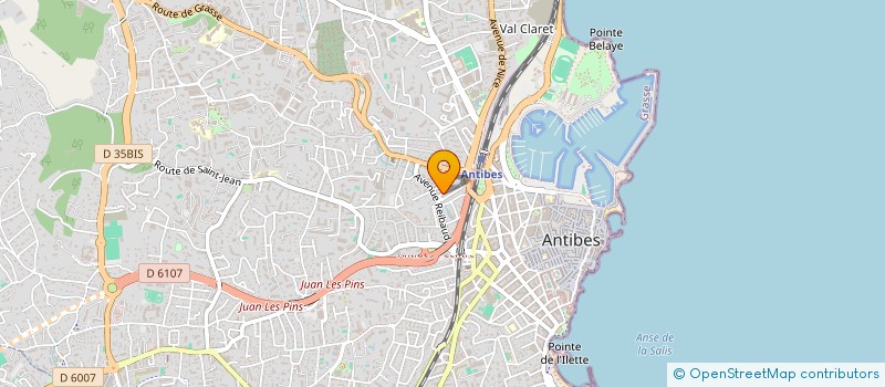 localisation de l'entreprise MONSIEUR AYMEN BEN HADJ YOUSSEF  ANTIBES
