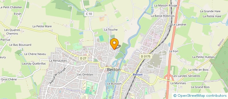 localisation de l'entreprise MONSIEUR AYMEN BEN HAMOUDA  BETTON