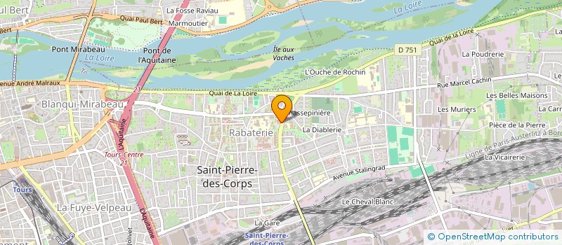 localisation de l'entreprise MONSIEUR AYMEN BENALI  SAINT-PIERRE-DES-CORPS