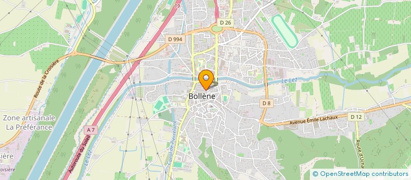 localisation de l'entreprise MONSIEUR AYMEN BENAROUS  BOLLENE