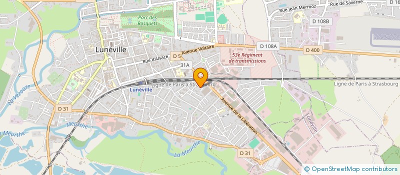 localisation de l'entreprise MONSIEUR AYMEN BERRACHECHE à LUNEVILLE