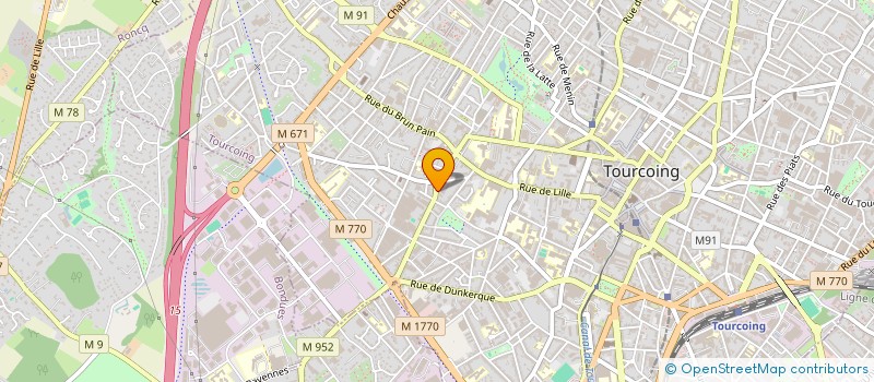 localisation de l'entreprise MONSIEUR AYMEN BOUCHERIHA  TOURCOING