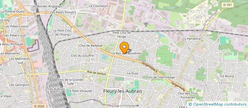 localisation de l'entreprise MONSIEUR AYMEN BOUZNAD  FLEURY-LES-AUBRAIS
