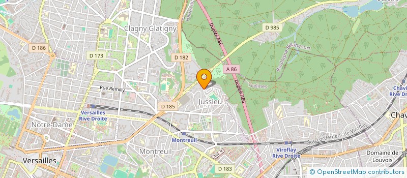 localisation de l'entreprise MONSIEUR AYMEN CHAANBI à VERSAILLES