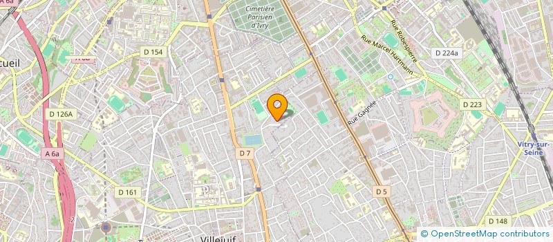 localisation de l'entreprise MONSIEUR AYMEN CHAMMAKHI  VILLEJUIF