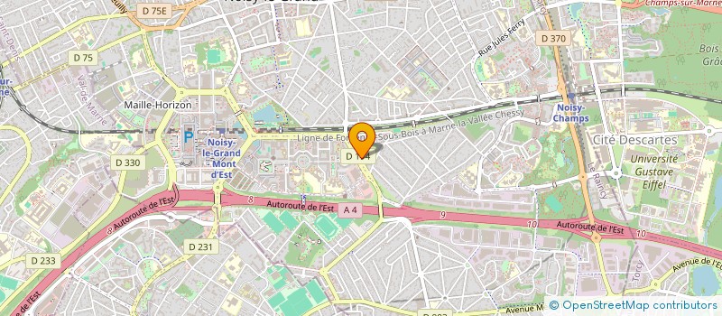 localisation de l'entreprise MONSIEUR AYMEN CHBILI  NOISY-LE-GRAND