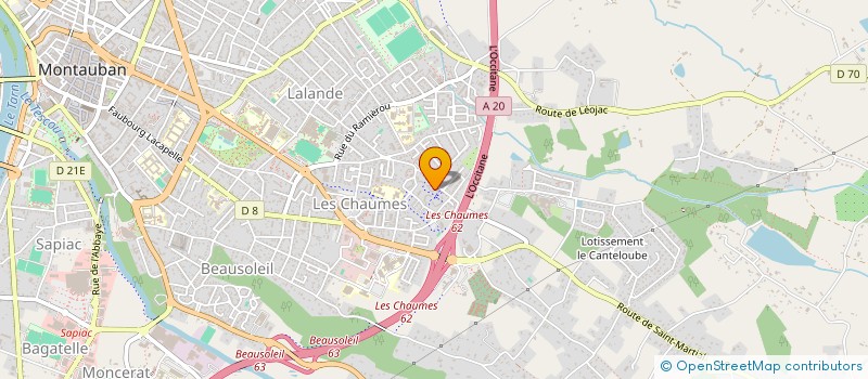 localisation de l'entreprise MONSIEUR AYMEN EL FATCHI  MONTAUBAN