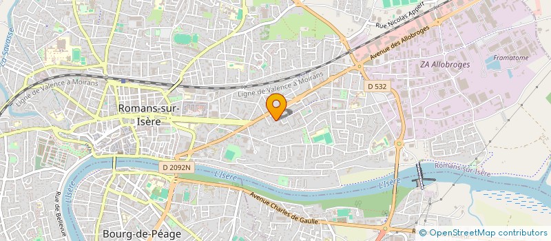 localisation de l'entreprise MONSIEUR AYMEN GHRAIRI  ROMANS-SUR-ISERE