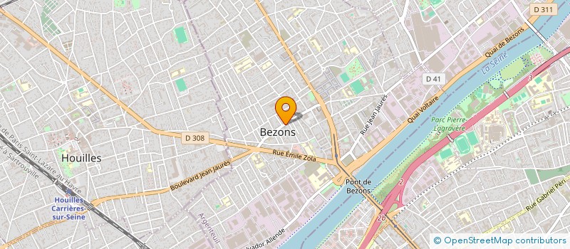 localisation de l'entreprise MONSIEUR AYMEN HAFIDI  BEZONS