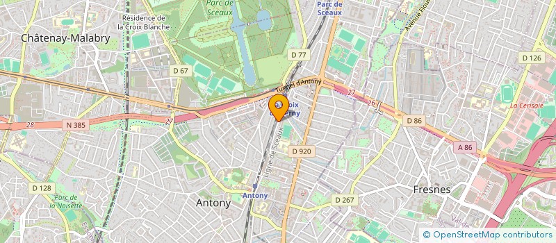 localisation de l'entreprise MONSIEUR AYMEN HAGUI à ANTONY