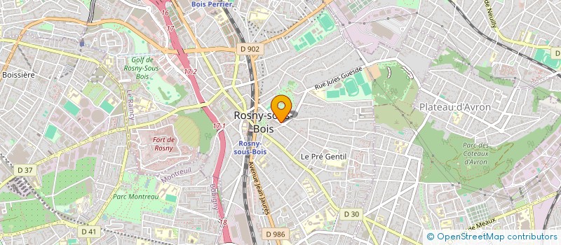 localisation de l'entreprise MONSIEUR AYMEN KAROUIA à ROSNY-SOUS-BOIS