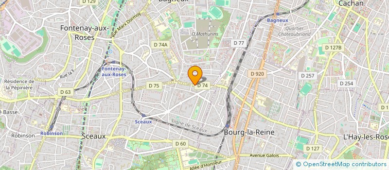 localisation de l'entreprise MONSIEUR AYMEN KHAMASSI à BAGNEUX