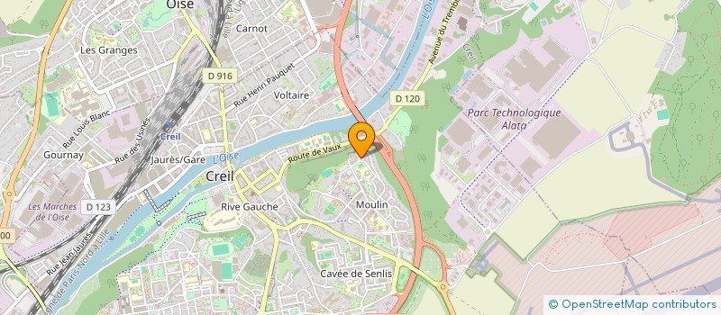 localisation de l'entreprise MONSIEUR AYMEN KHIARI  CREIL