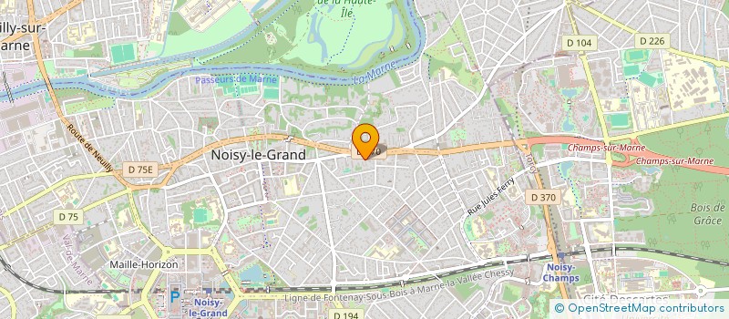 localisation de l'entreprise MONSIEUR AYMEN LAALEJ  NOISY-LE-GRAND