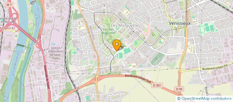 localisation de l'entreprise MONSIEUR AYMEN LALA  VENISSIEUX