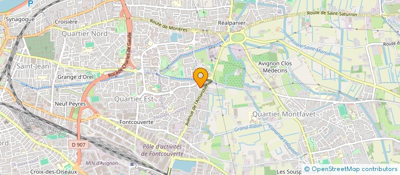 localisation de l'entreprise MONSIEUR AYMEN LAMIRI  AVIGNON