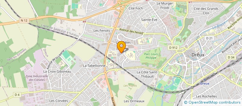 localisation de l'entreprise MONSIEUR AYMEN LASSOUED à DREUX
