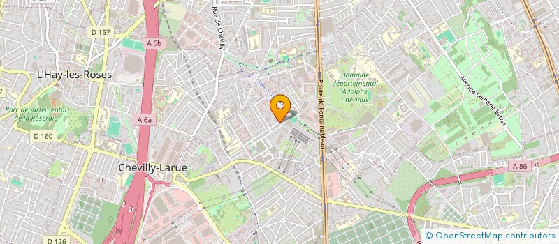 localisation de l'entreprise MONSIEUR AYMEN MAHI  CHEVILLY-LARUE