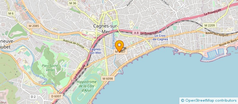 localisation de l'entreprise MONSIEUR AYMEN MAJDOUB à CAGNES-SUR-MER